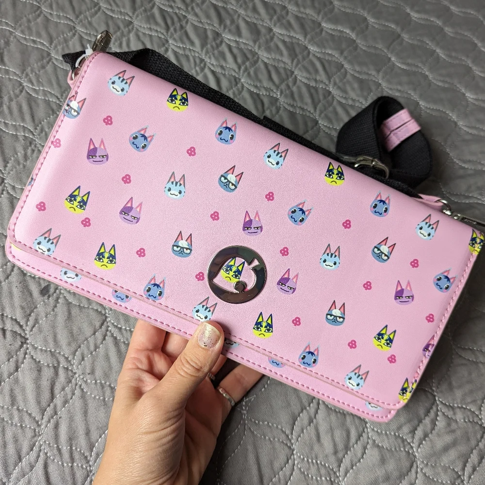Nintendo Switch carrying bag Animal Crossings Cats Messenger New without tag